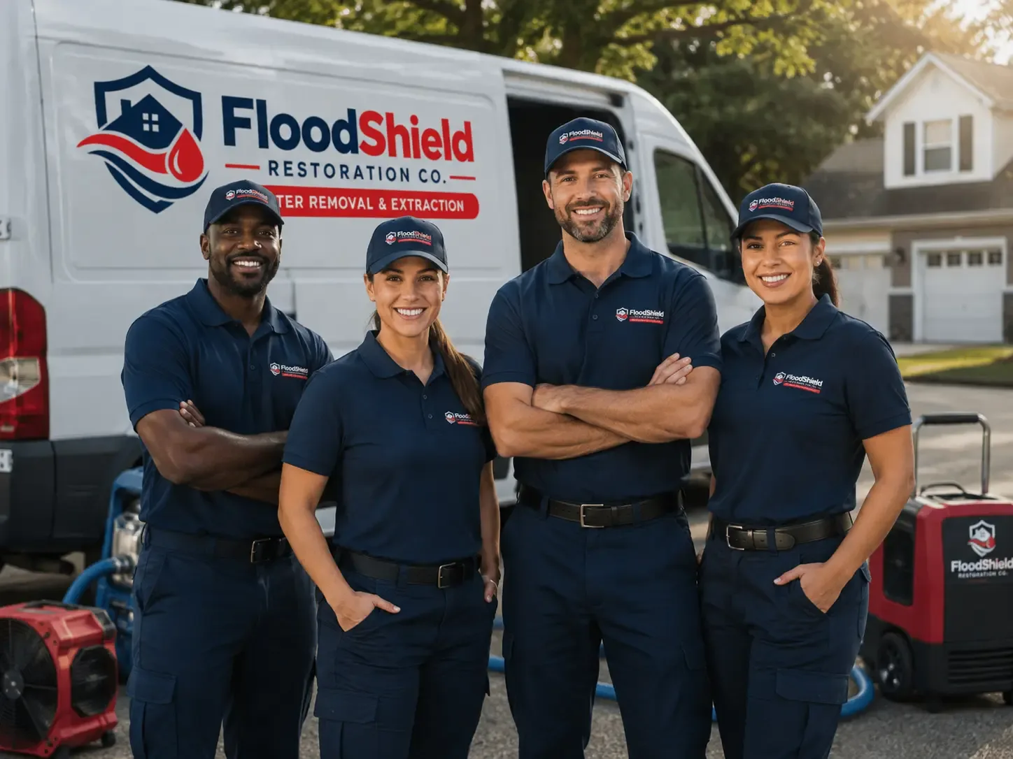 Flood Damage Restoration company in Dagus Mines, PA